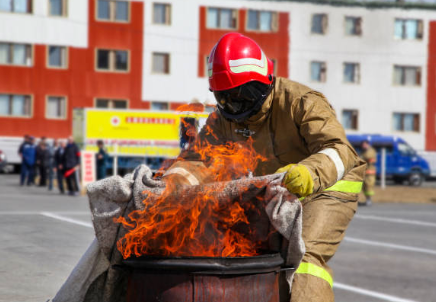 Extinguishing Dangers: The Paramount Safety of Portable Fire Extinguishers Over Fire Blankets in Clothing Fire Scenarios.
